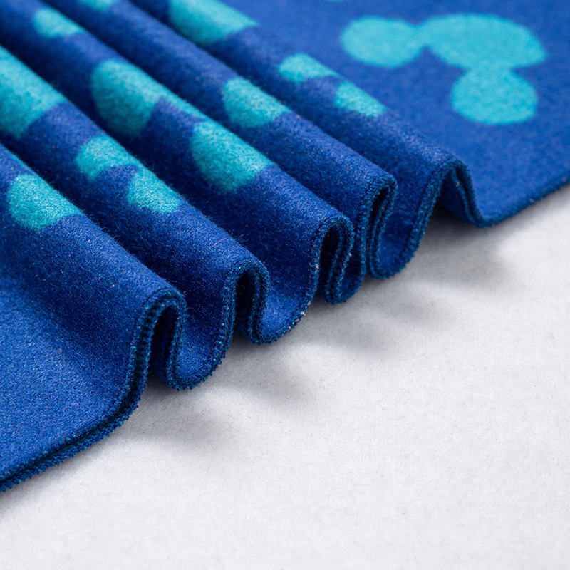 Printing children's silk flannel scarf